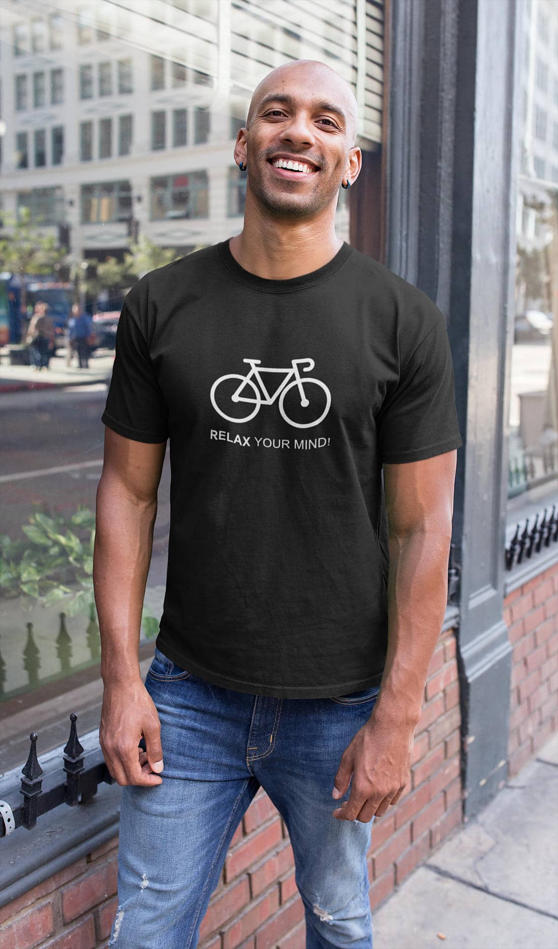 Fahrrad-T-Shirts-Relax your mind