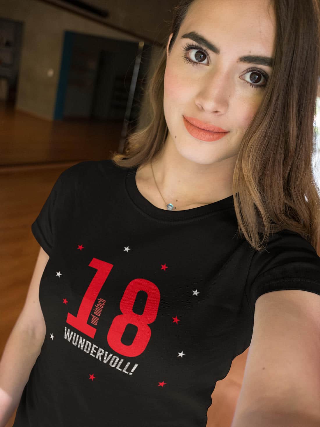 T-Shirt 18. Geburtstag - Und einfach wundervoll