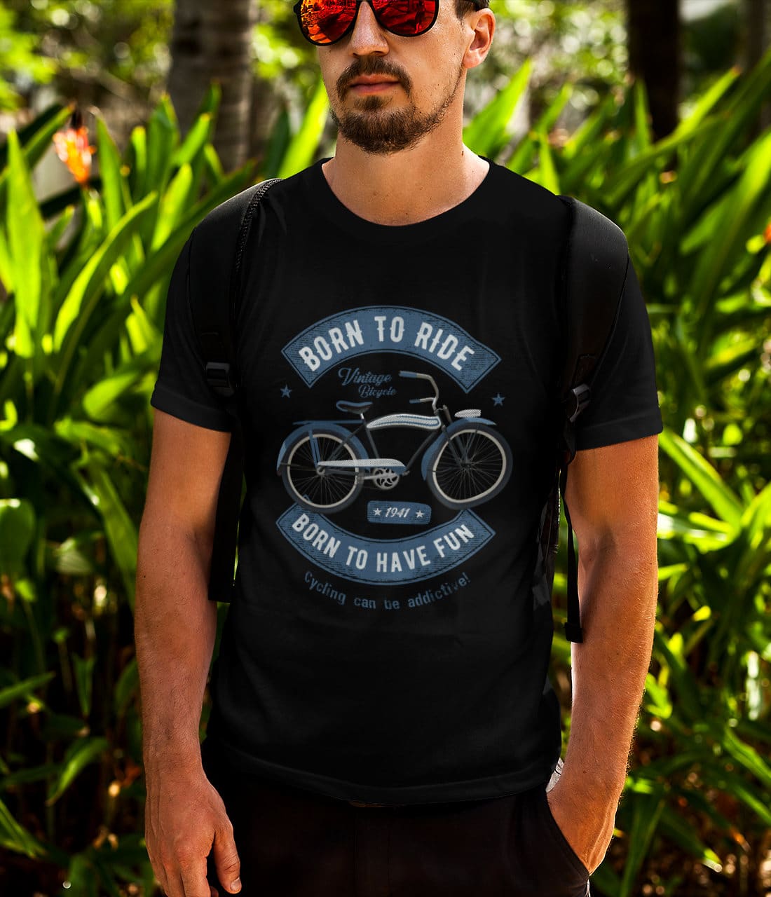 Fahrrad-T-Shirts-Vintage-Bike