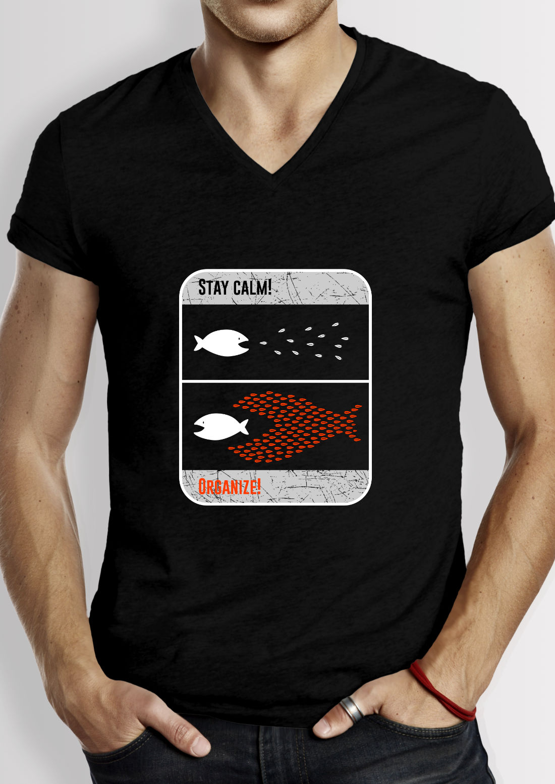 Peace-shirts Dont-panic! Stay calm! Organize!