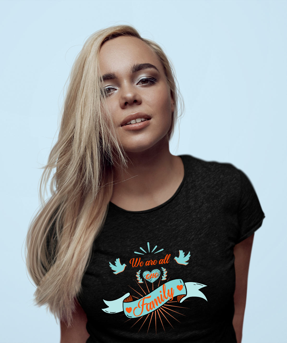 Peace-Shirt-We-are-all-one-Family