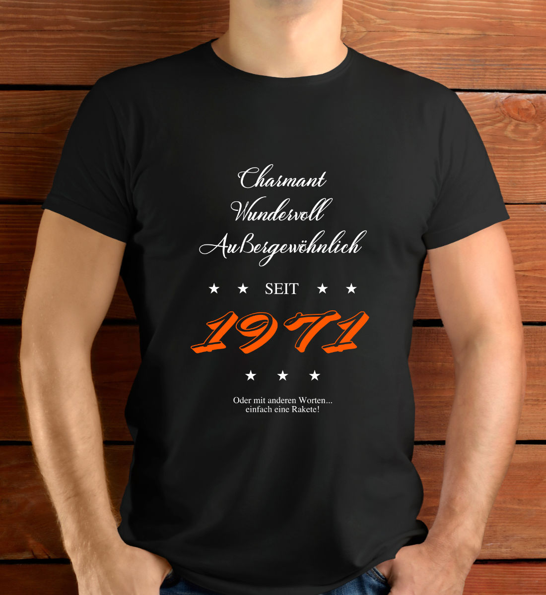 T-Shirt-zum-50-Geburtstag - Charmant-Wundervoll 1971