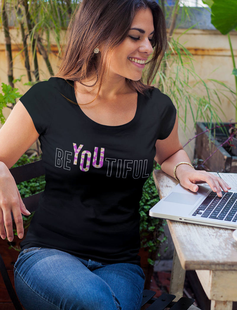 Ausgefallene-T-Shirts-für-Damen-beautiful-floral