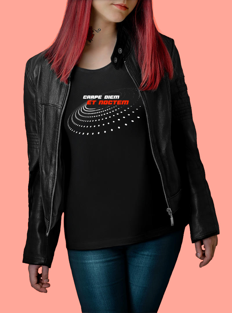 Ausgefallenes Damenshirt - carpe diem et noctem