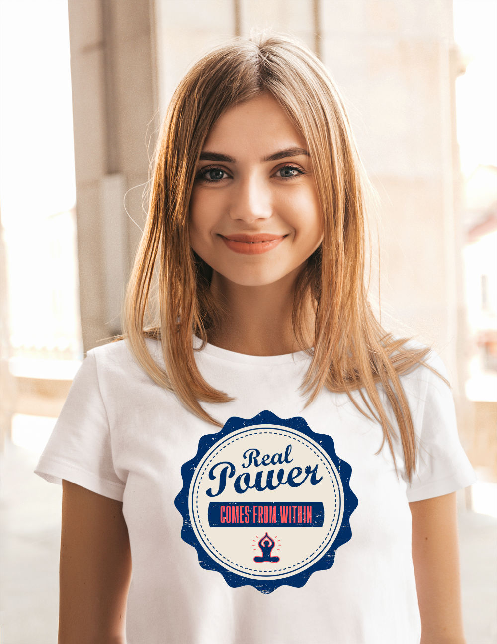 Ausgefallene-T-Shirts-real-power-comes-from-within
