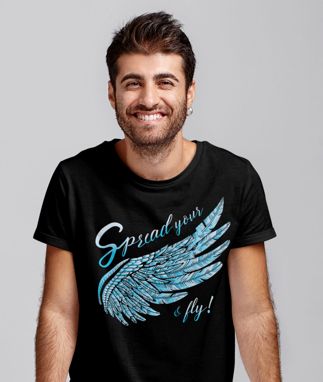 Slide-t-shirt-spread-your-wing-herren