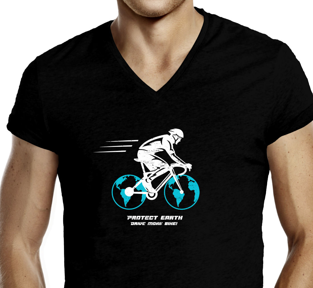 Fahrrad-T-Shirt-Drive-more-bike-umweltschutz-klima