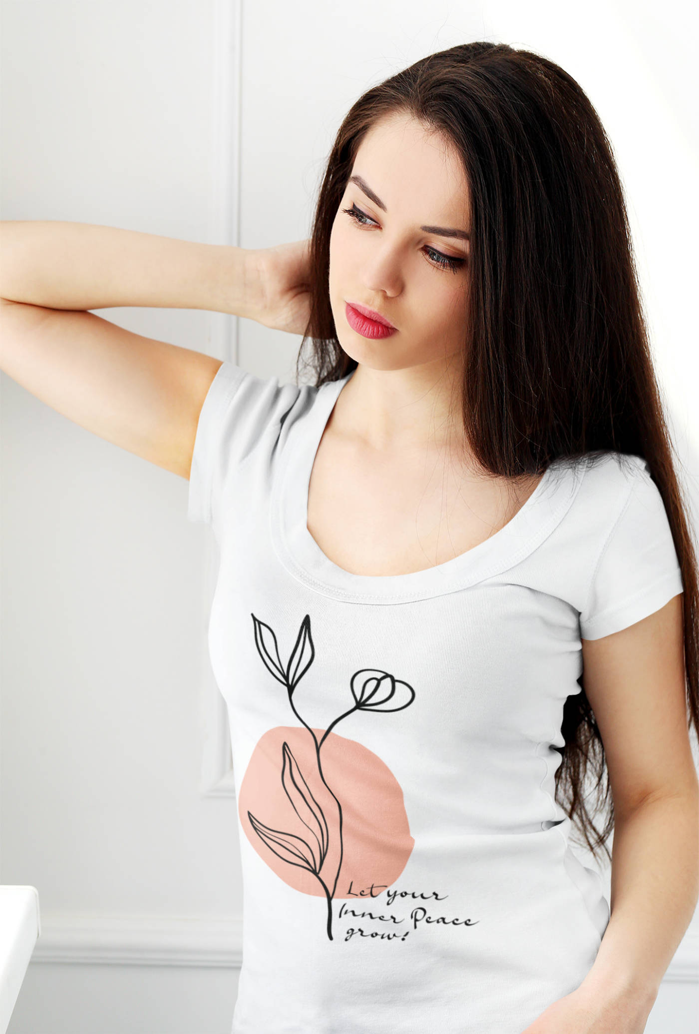 Ausgefallene-Damen-t-shirts-Inner-Peace