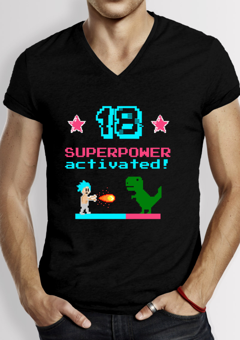 18-Jahre-Geburtstagsshirt-Pixel
