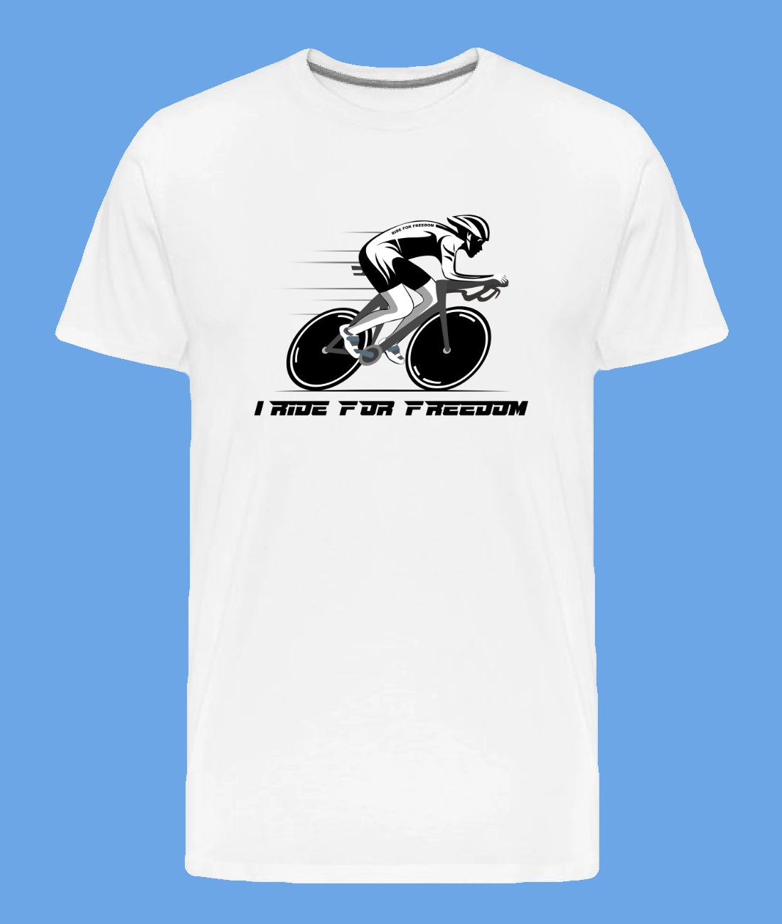 Fahrrad-T-Shirts-I-Ride-for-Freedom