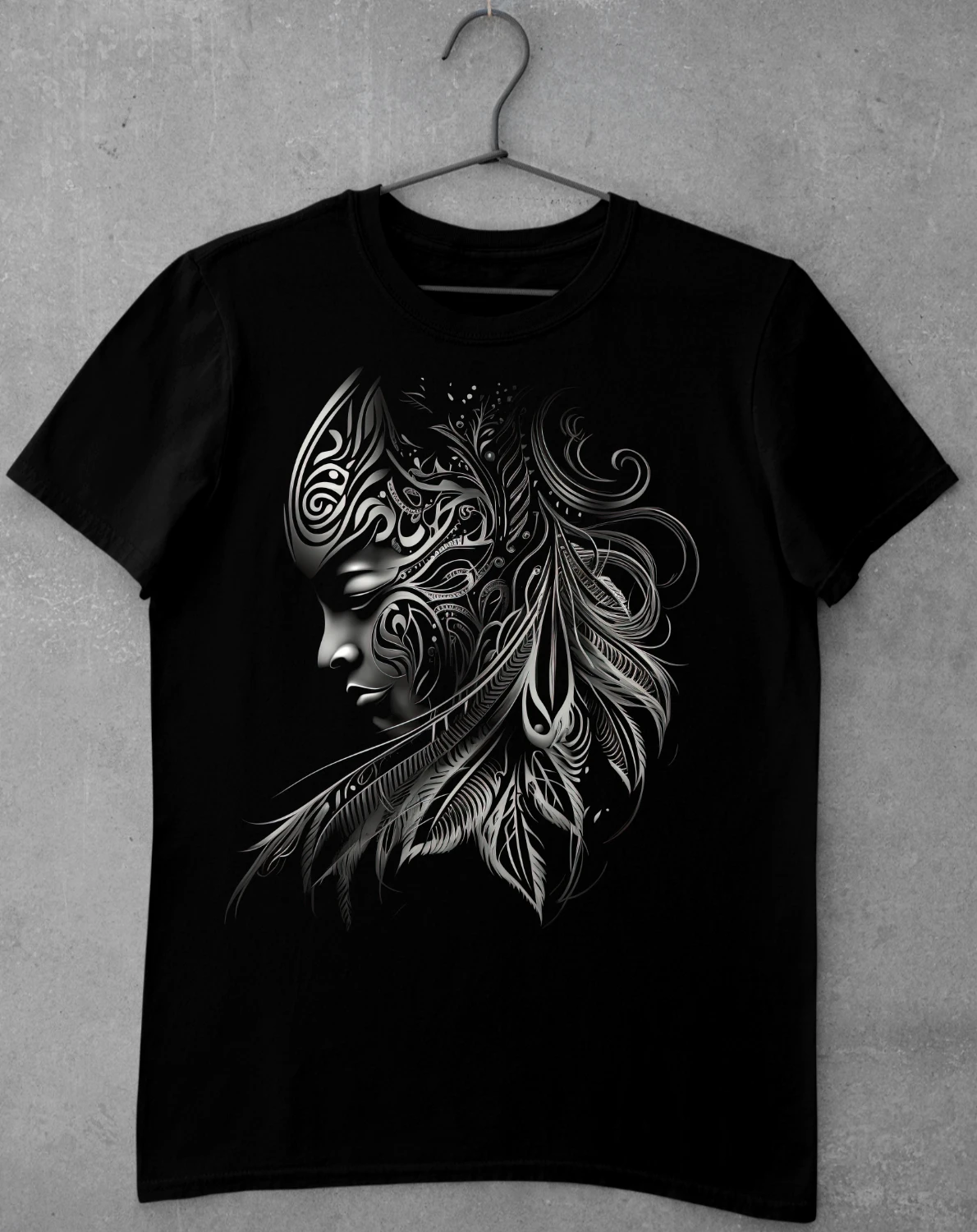 Tribal-Tshirt-Sad-Indian