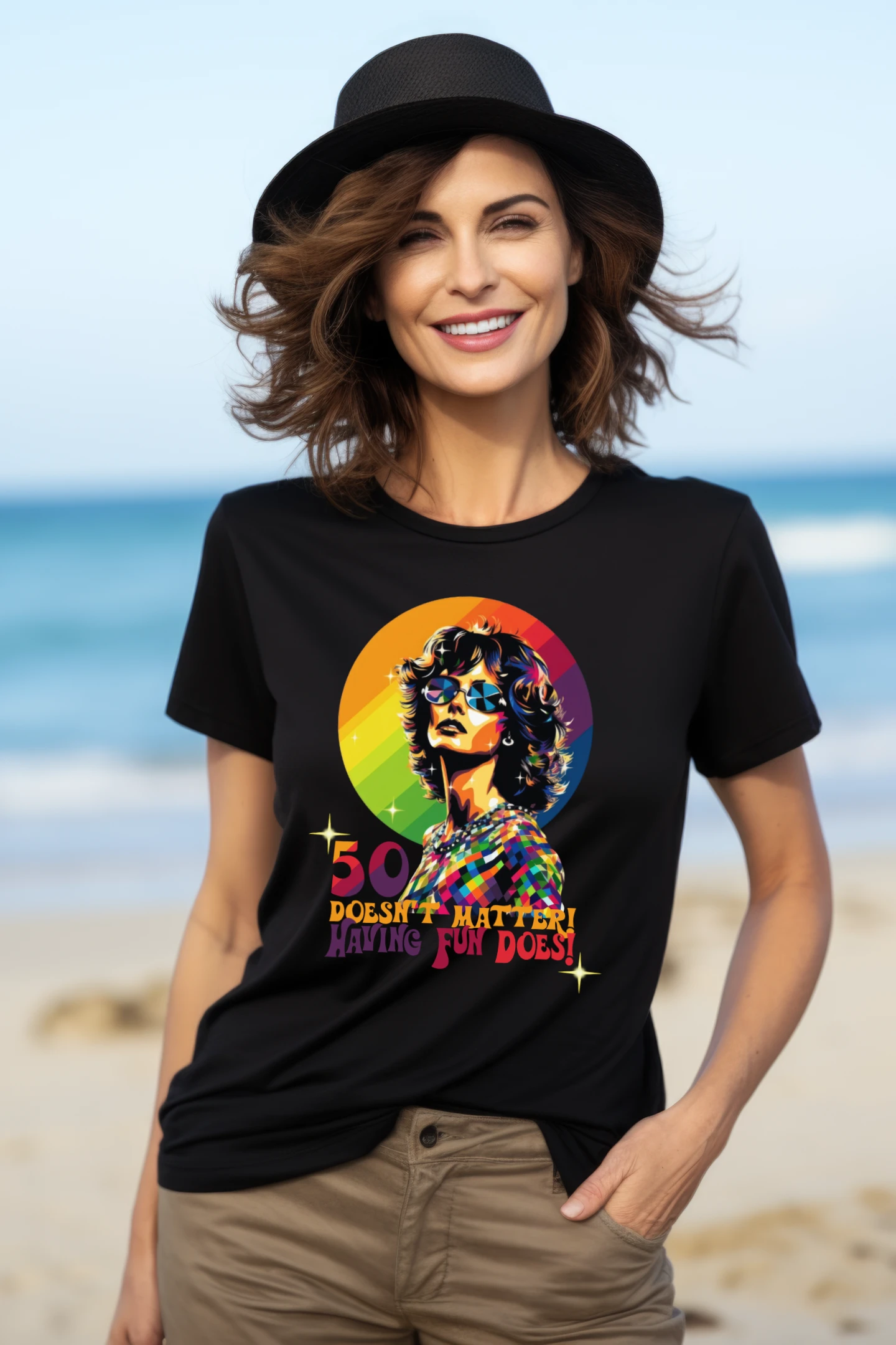 T-Shirts-50-Geburtstag-Cool-Woman-gets-50