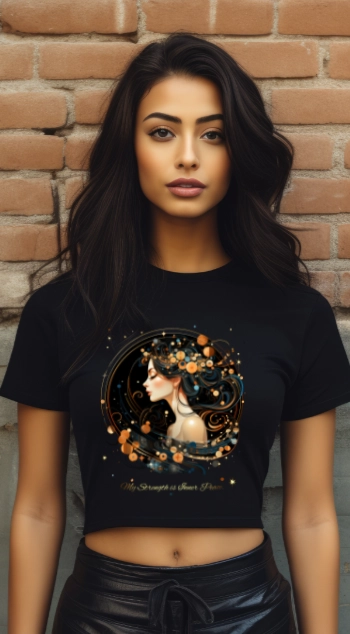 Ausgefallene-T-Shirts-Woman-Inner-Peace