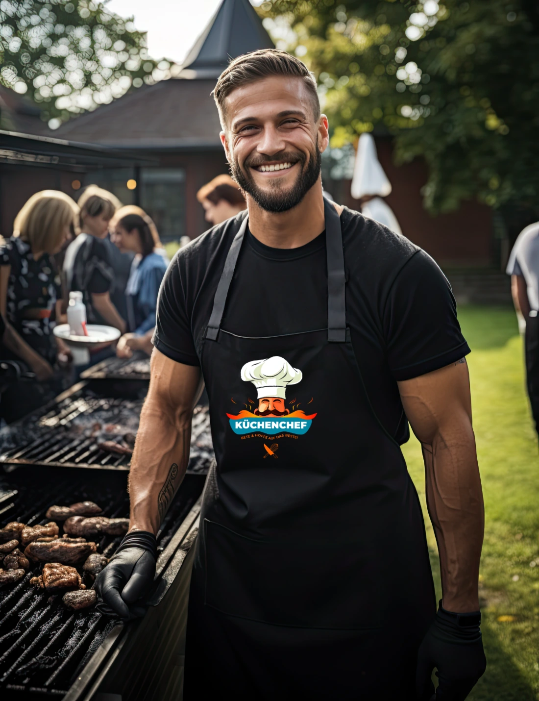 Lustige-Kochschürze-für-Männer-Küchenchef