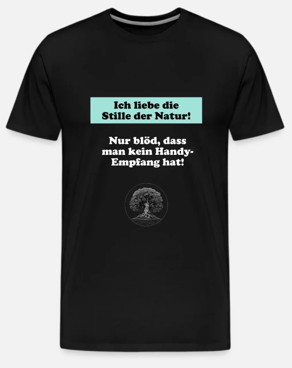Wandern-Lustige-T-Shirts-die-Stille-Funshirt